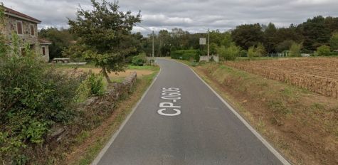 A Deputación elimina un punto negro da estrada provincial DP-2403 ao seu paso por Queixas, en Cerceda