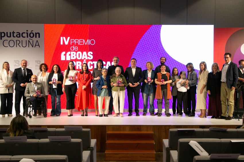 A Deputación da Coruña premia o traballo das entidades sociais da provincia