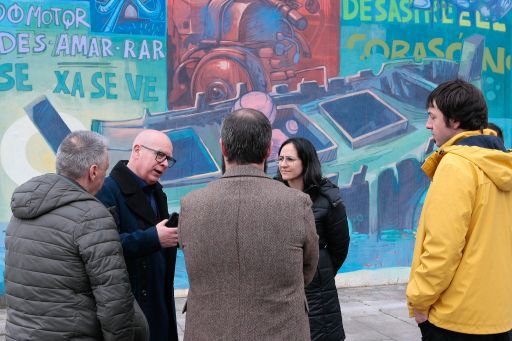 A Deputación inviste este ano 150.000 euros en subvencións a cinco festivais de arte urbana na modalidade de pintura mural