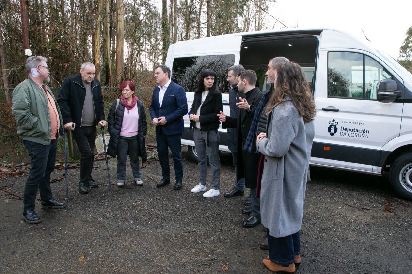A Deputación da Coruña e o Concello de Val do Dubra traballan para axilizar as obras da travesía de Bembibre, cun investimento de 1,1 millóns de euros