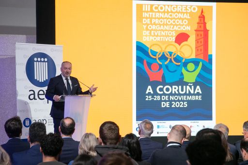 José Ramón Rioboo inaugura na Coruña o III Congreso Internacional de Protocolo e Organización de Eventos Deportivos