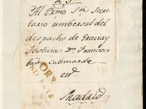 Unha carta-bomba, peza do mes no Archivo Histórico Nacional