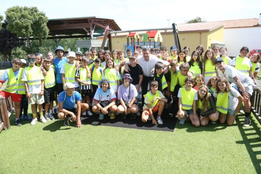 Formoso clausura os campamentos deportivos da Deputación, nos que participaron 500 nenos e nenas de toda a provincia