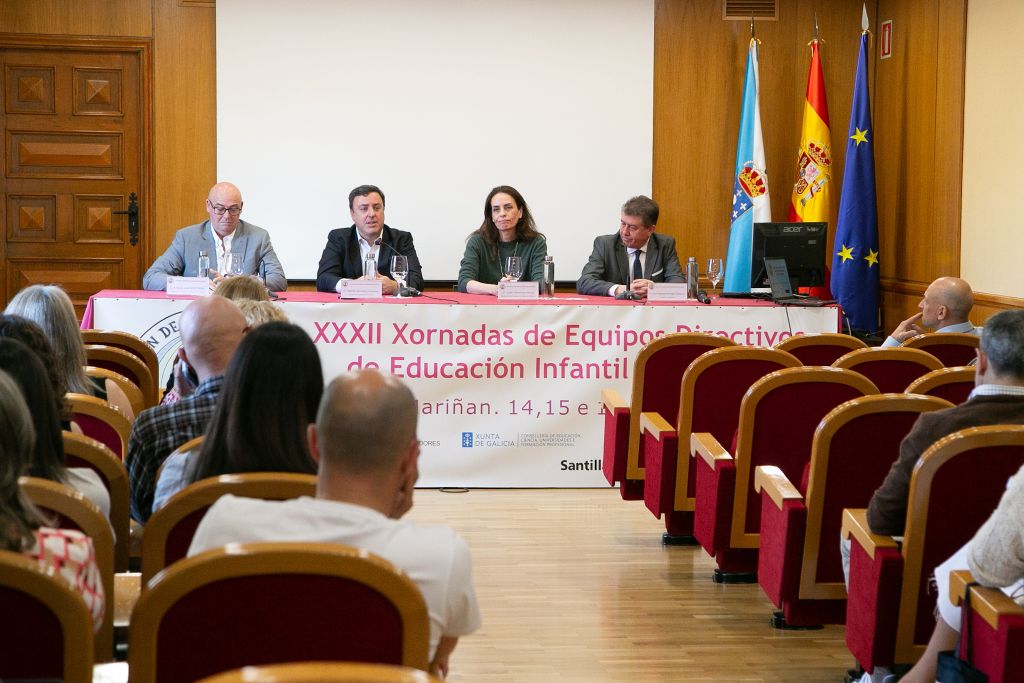 A Deputación da Coruña reitera o seu compromiso coa educación pública nas XXXII Xornadas de Equipos Directivos en Mariñán