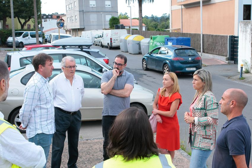 A deputada de Vías e Obras visita Sada para valorar melloras na rede provincial de estradas do municipio