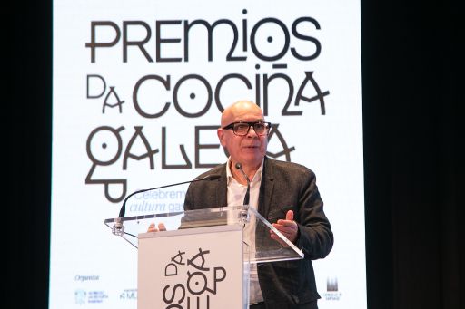 Xosé Regueira defende nos I Premios da Cociña Galega a unión de produto, territorio e identidade