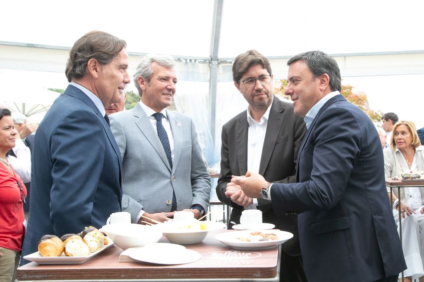 Formoso pon en valor o compromiso de Estrella Galicia coa súa terra na inauguración da nova fábrica da empresa no polígono de Morás