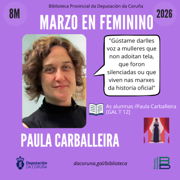 Marzo en feminino: Paula Carballeira