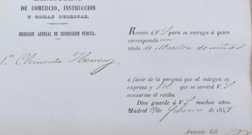As Escolas de séculos pasados, documento do mes no Arquivo Histórico de Cuenca