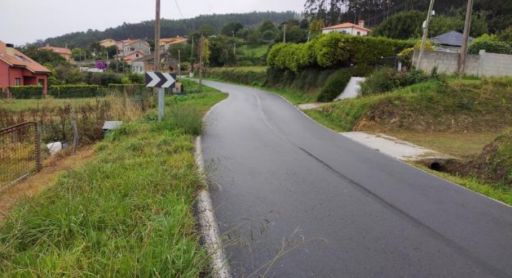 A Deputación aproba un investimento de máis de 737.000 € para mellorar outro tramo da estrada de Valón a San Xurxo, en Ferrol
