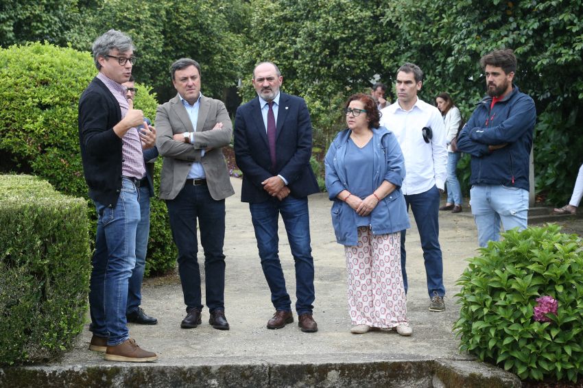 A Deputación da Coruña e o Concello de Padrón completan a reforma do xardín da Casa-Museo de Rosalía de Castro