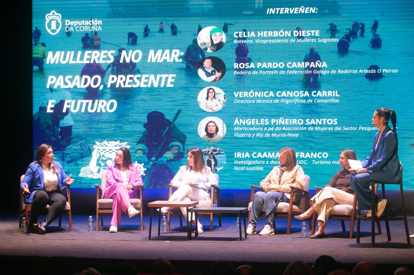 Formoso reivindica en Noia o papel das mulleres na pesca e o marisqueo: “Sen elas, non hai sector do mar”