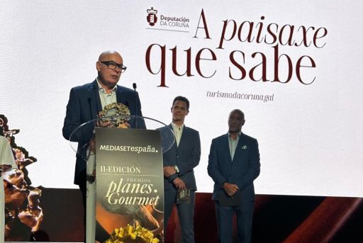 A Deputación da Coruña recibe en Madrid o Premio Planes Gourmet de Enoturismo Gastronómico